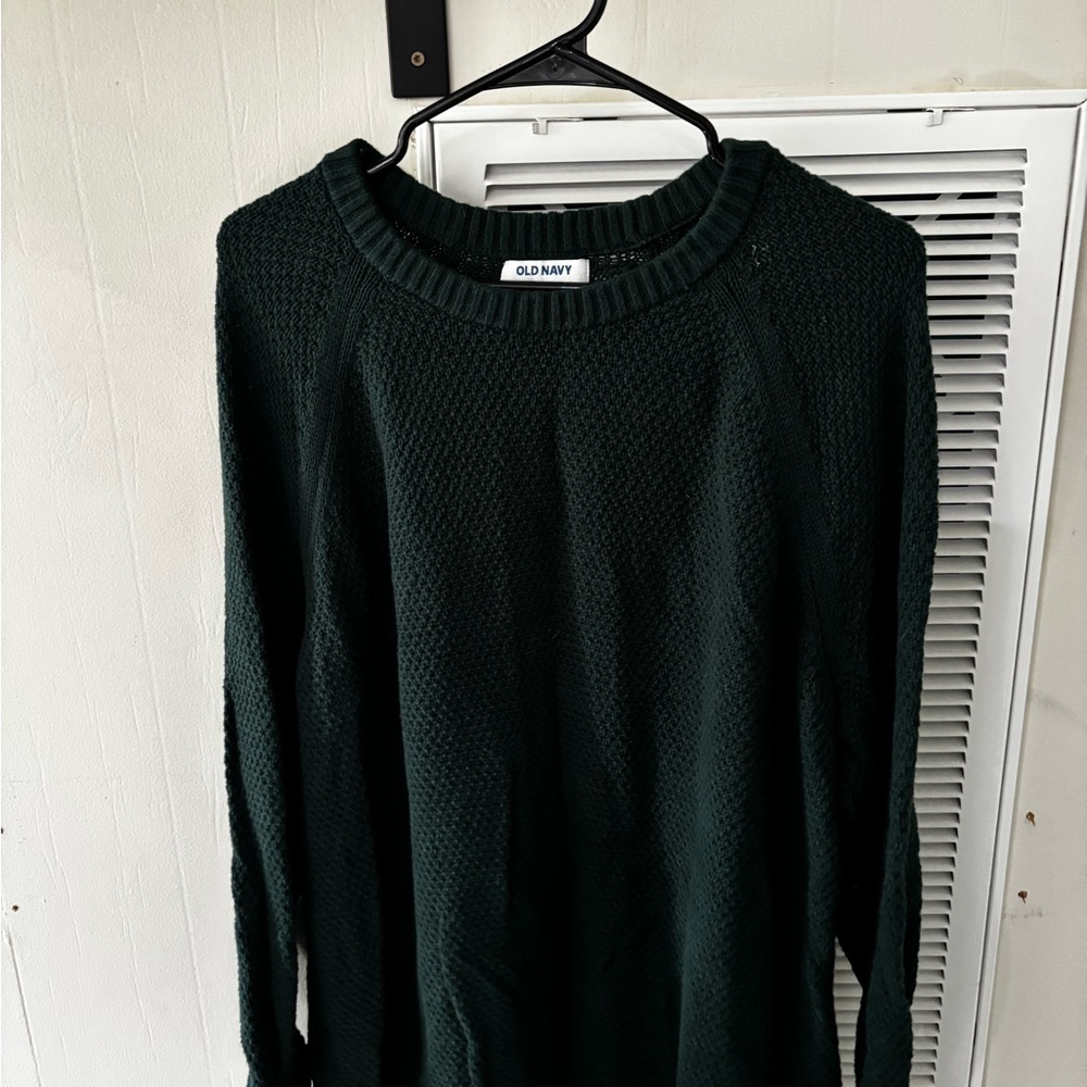 Old Navy Forest Green Knit Sweater
